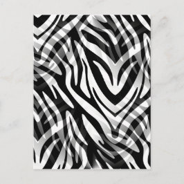 Abstrakt Zebra Postkarte