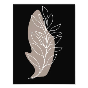 abstrakt zeichnend Abzweigung Fotodruck