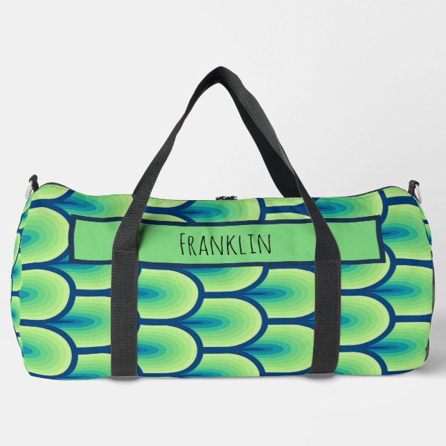 Abstrakt Zeichnend I-Individuelle Name Duffle Bag (Vorderseite)