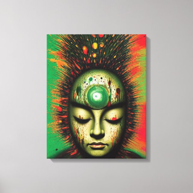 Abstrakt Zen Canvas Print Leinwanddruck (Vorderseite)