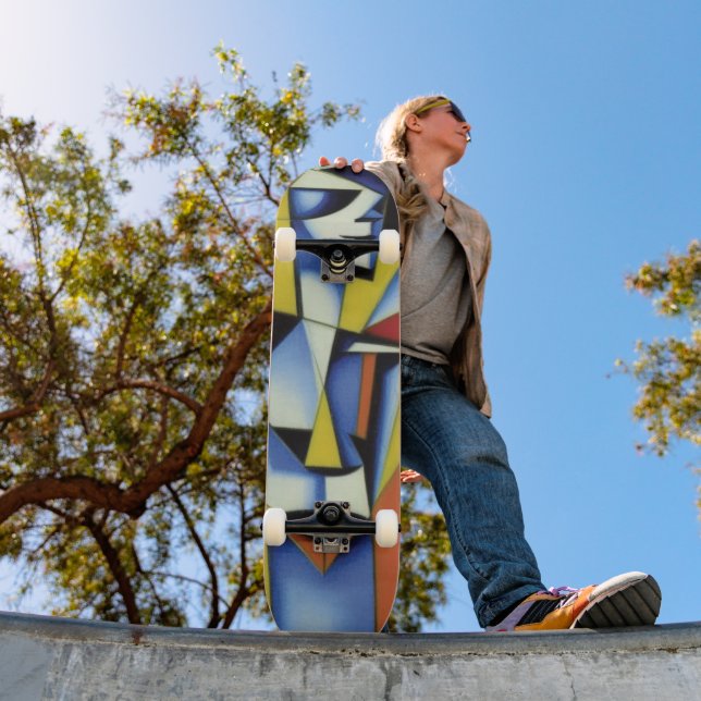 Abstrakt Zen-Kubist-Skateboard Skateboard (Außen 1)