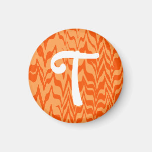 Abstrakt ZigZag Swirl Magnet