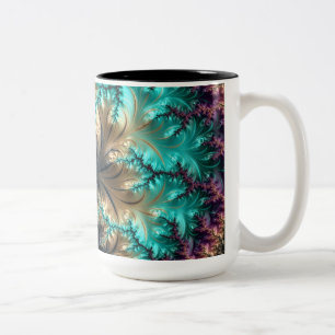 Abstrakt Zweifarbige Tasse