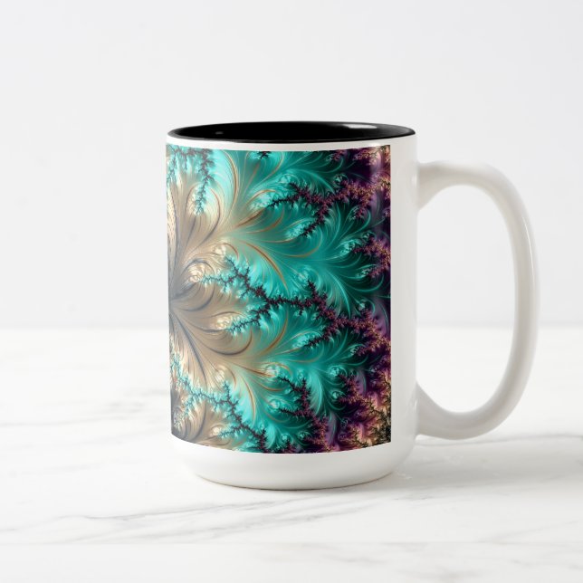 Abstrakt Zweifarbige Tasse (Rechts)