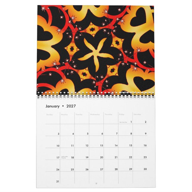 Abstrakt'delicaz 2012 Kalender (Jan 2027)
