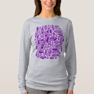 Abstrakte 100813 - Lila T-Shirt