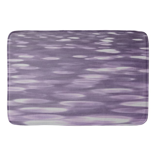 Abstrakte 1: Ultra Violet Shimmer Badematte (Vorderseite)