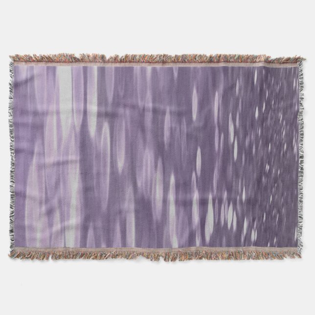 Abstrakte 1: Ultra Violet Shimmer Decke (Vorderseite)