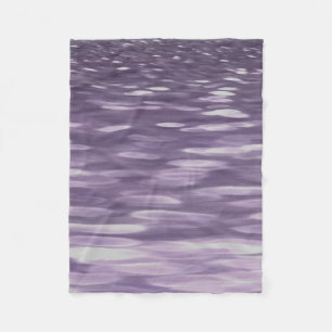 Abstrakte 1: Ultra Violet Shimmer Fleecedecke