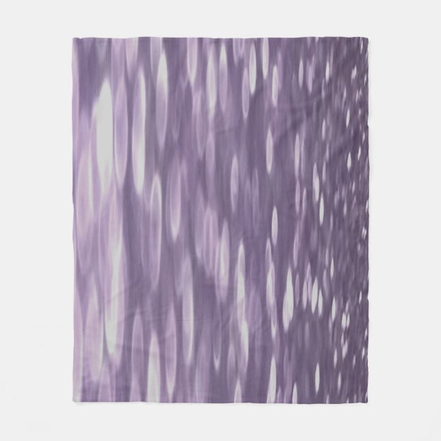 Abstrakte 1: Ultra Violet Shimmer Fleecedecke (Vorderseite)