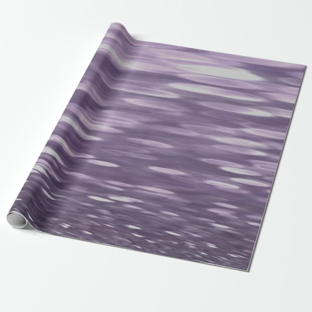 Abstrakte 1: Ultra Violet Shimmer Geschenkpapier (Ungerollt)