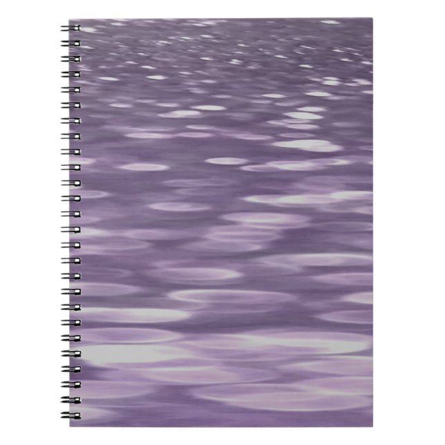 Abstrakte 1: Ultra Violet Shimmer Notizblock (Vorderseite)