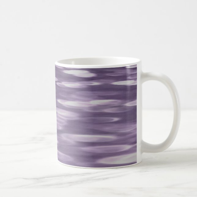Abstrakte 1: Ultra Violet Shimmer Tasse (Rechts)