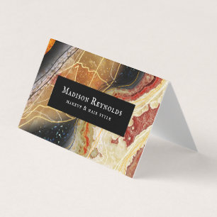 Abstrakte 3D Deep Marble Business Card Visitenkarten