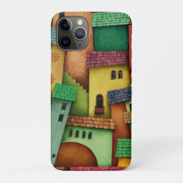 abstrakte 3D-Häuser - Einzigartiges Design Case-Mate iPhone Hülle