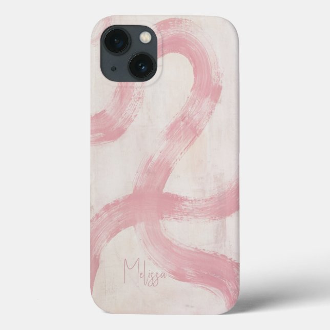 Abstrakte, abgerundete Linien, feminin Case-Mate iPhone Hülle (Rückseite)