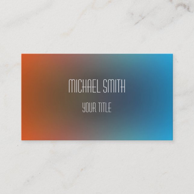 Abstrakte Acrylfarben Visitenkarte (Vorderseite)