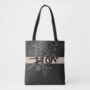 Abstrakte afrikanische Design-Tasche - Streifen