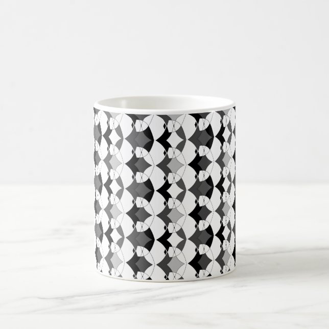 Abstrakte afrikanische Ethno Kaffeetasse (Mittel)