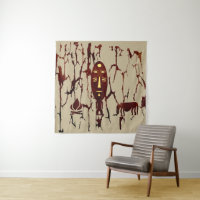 Abstrakte afrikanische indigene Kunst