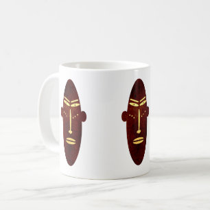 Abstrakte afrikanische moderne indigene Kunst Kaffeetasse