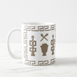 Abstrakte afrikanische Stammeskunst Kaffeetasse