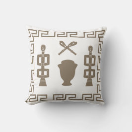 Abstrakte afrikanische Stammeskunst Kissen