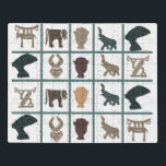 Abstrakte afrikanische Stammeskunst Puzzle<br><div class="desc">Dieses originelle afrikanische abstrakte Stammesmuster mit phantastischen ethnischen Ornamenten ist ein großartiger Geburtstag-,  Feiertag- und Weihnachtsgeschenk-Gedanke für Menschen,  die afrikanische Stammesmotive,  Kultur und Geschichte Liebe geben. Die beste farbenfrohe afrikanische Kunstillustrierung für Ihre Kleiderkollektion. Wenn Ihnen gefällt,  was Sie sehen,  Karo aus ähnlichen Designs in der Omitay-Shop.</div>