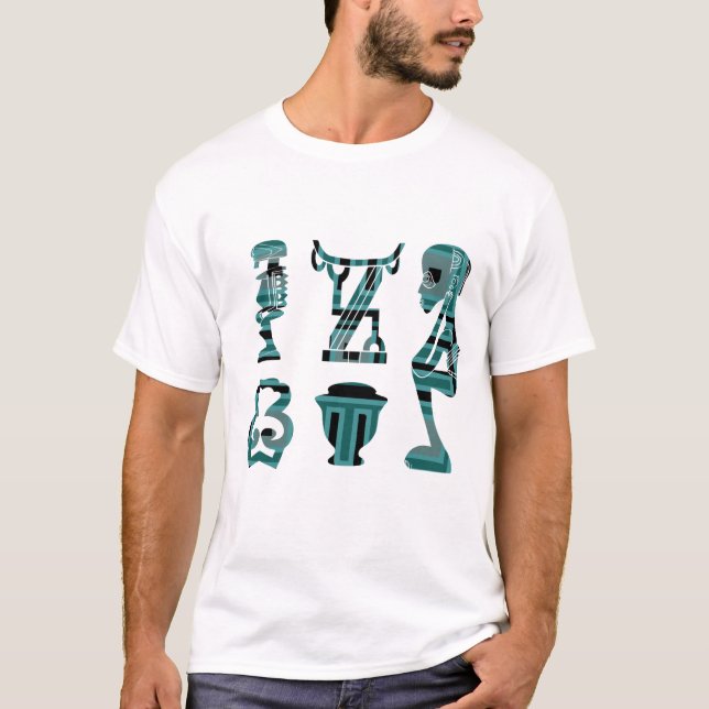 Abstrakte afrikanische Stammeskunst T-Shirt (Vorderseite)