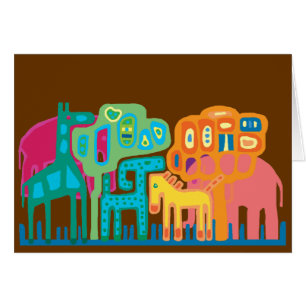 Abstrakte afrikanische Volkskunst