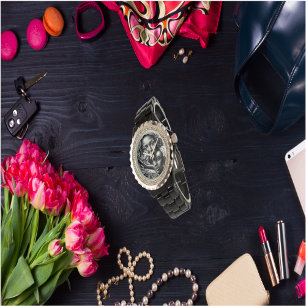 Abstrakte Afroamerikanerinnen Armbanduhr