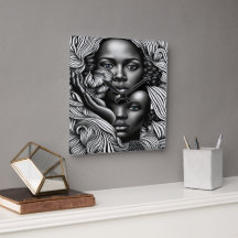 Abstrakte Afroamerikanerinnen