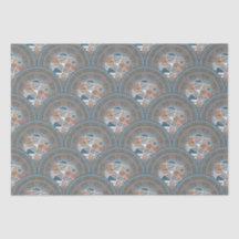 Abstrakte Akzent-Mandala-Art-Deco-Muschel