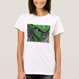 Abstrakte Alien T-Shirt