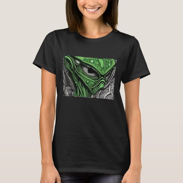 Abstrakte Alien T-Shirt (Vorderseite)