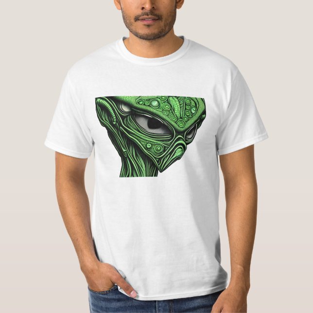 Abstrakte Alien T-Shirt (Vorderseite)