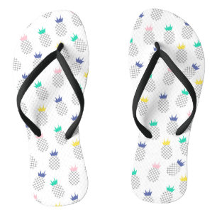 Abstrakte Ananas Flip Flops