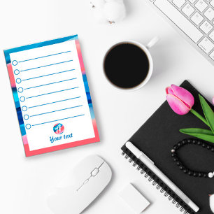 Abstrakte Anfänge nach dem Ende Post-it Klebezettel