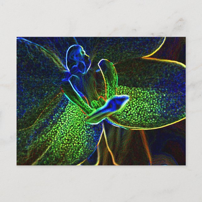 Abstrakte Anthura-Postkarte Postkarte (Vorderseite)