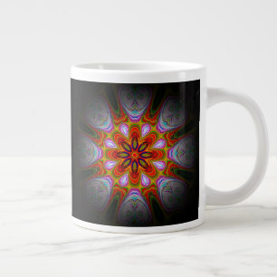 Abstrakte antike Kunst Jumbo-Tasse
