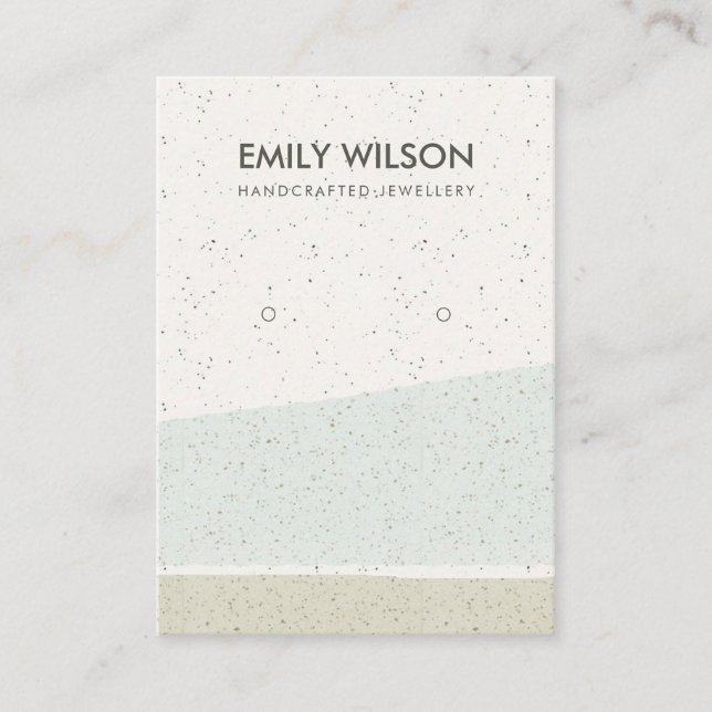 ABSTRAKTE AQUA-KERAMIK WÄHRT ERNEUTES DISPLAY-LOGO VISITENKARTE (Vorderseite)