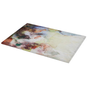 Abstrakte Aquarell-Grunge-Textur mit Farbe Schneidebrett