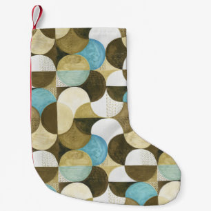 Abstrakte Aquarell-Handzeichnung Kleiner Weihnachtsstrumpf