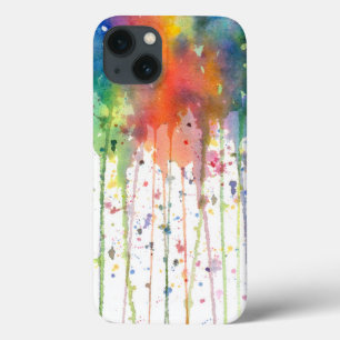 Abstrakte Aquarell-Kunst mit Tropfen Case-Mate iPhone Hülle