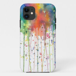 Abstrakte Aquarell-Kunst mit Tropfen Case-Mate iPhone Hülle