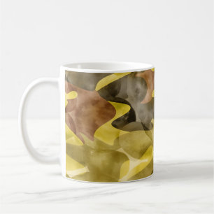 Abstrakte Aquarell: Tarnung Tie Dye Kaffeetasse