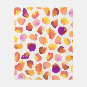 Abstrakte Aquarell-Vintage-Nahtlos-Illustration Fleecedecke