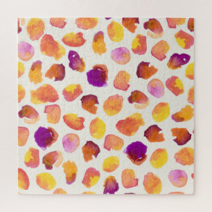 Abstrakte Aquarell-Vintage-Nahtlos-Illustration Puzzle