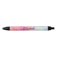 Abstrakte Aquarellbilder in Rosa und Orange