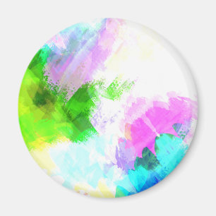Abstrakte Aquarellfarbe Magnet